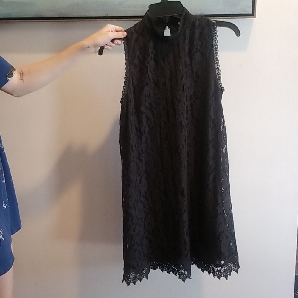 Little black dress.
